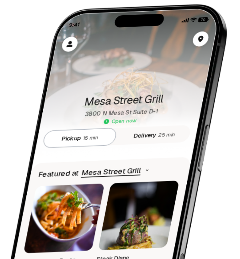 Mesa Street Grill app preview